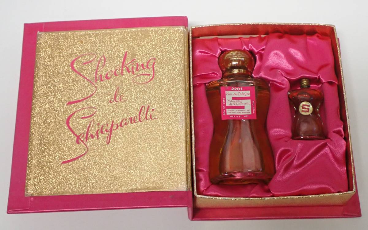 ◆SCHIAPARELLI◆ショッキング スキャパレリ◆S◆2 FL. OZ.◆オーデコロン◆2点セット◆ビンテージ香水◆_画像2