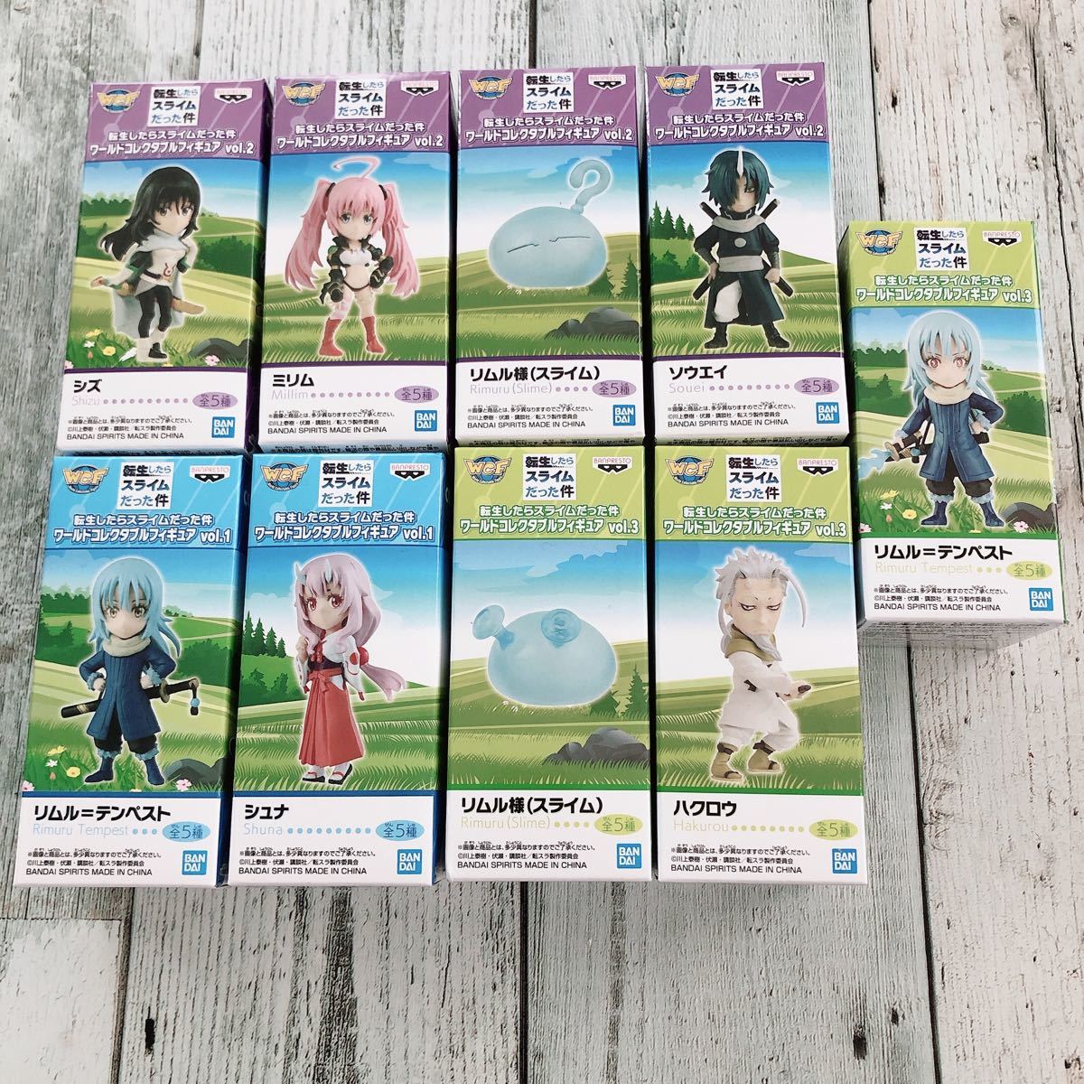 Paypayフリマ ワールドコレクタブルフィギュア 転スラvol 1vol 2vol 3 9個セット Paypayフリマ ワールドコレクタブルフィギュア 転スラvol 1vol 2vol 3 9個セット