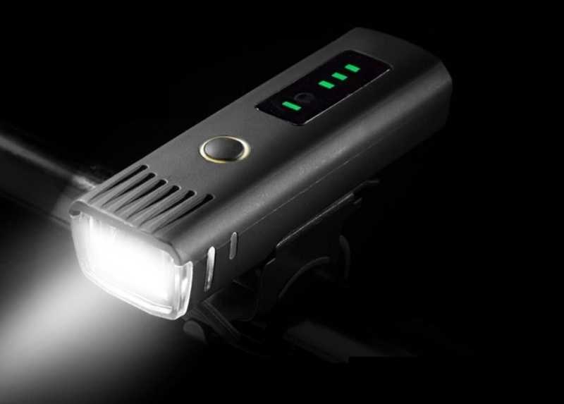 自転車USB充電式LEDライトらいと光4段階照明モード