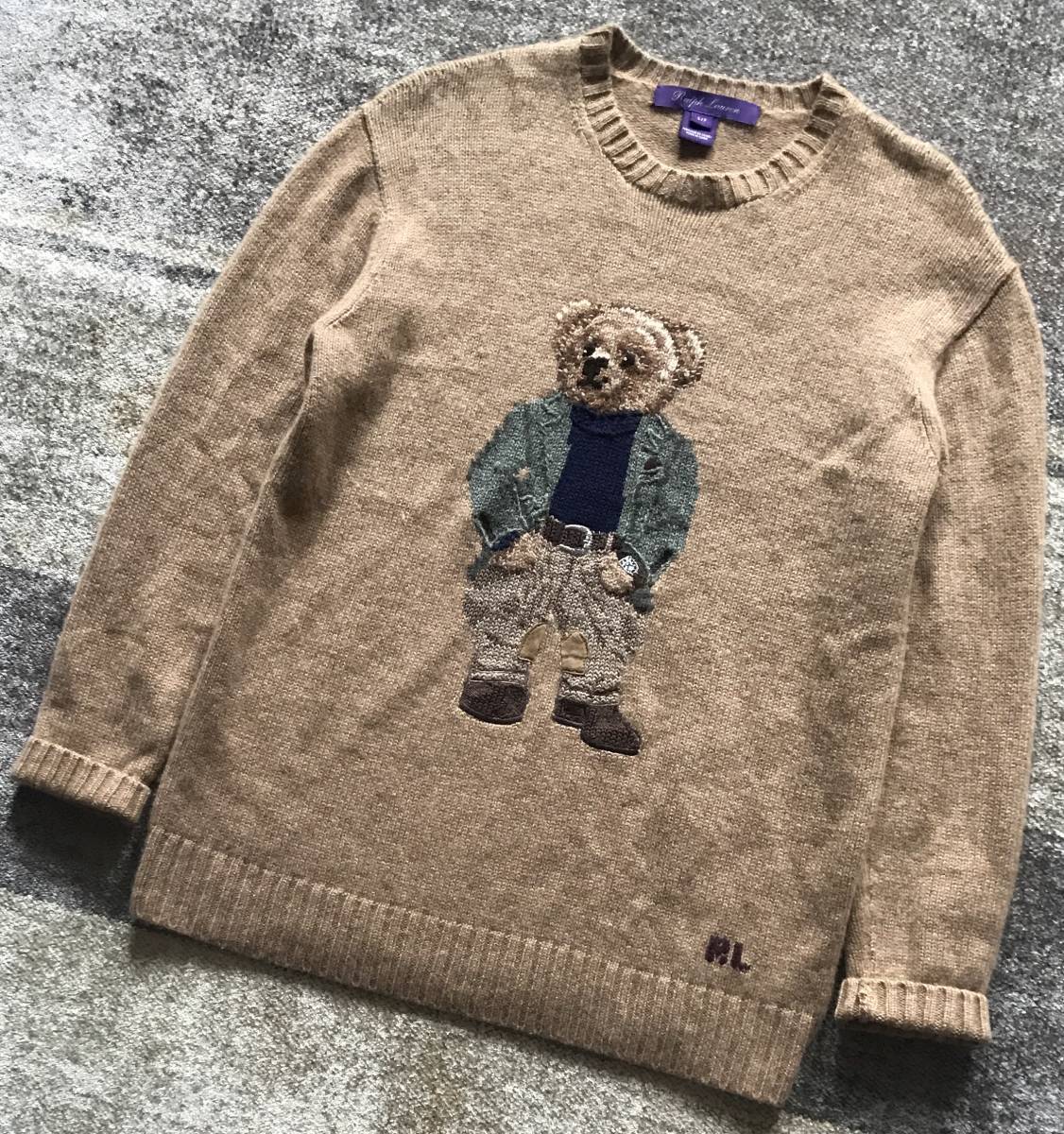  другой .. Polo Bear * RALPH LAUREN COLLECTION * Ralph Lauren коллекция bed Ford Bear медведь медведь вязаный свитер S