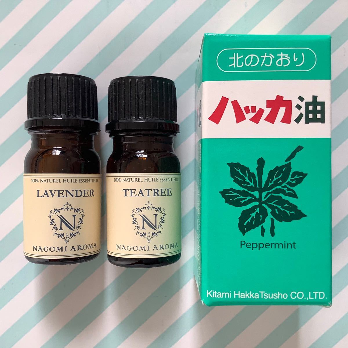 100%天然 エッセンシャルオイル 5ml×2, ハッカ油 20ml