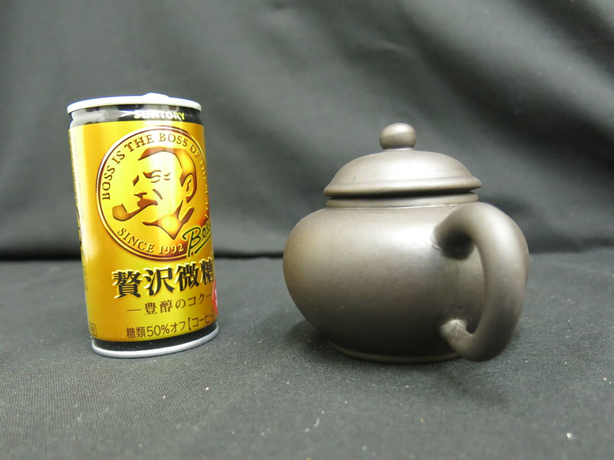 中古　中国宜興 紫砂壺 急須 茶壺 在銘 茶道具 時代物 中国美術_画像7