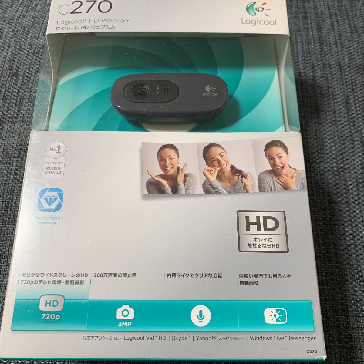 Logicool C270 ウェブカメラ HD720p