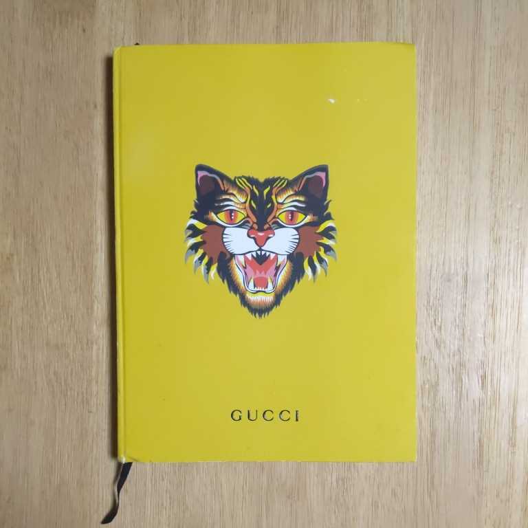 GUCCI angry cat ノート　猫_画像1