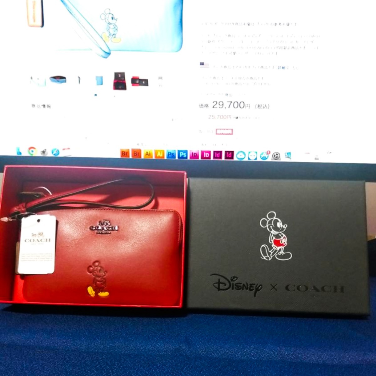 COACH Disney シンデレラコラボ リストレット ポーチ レア ポーチ