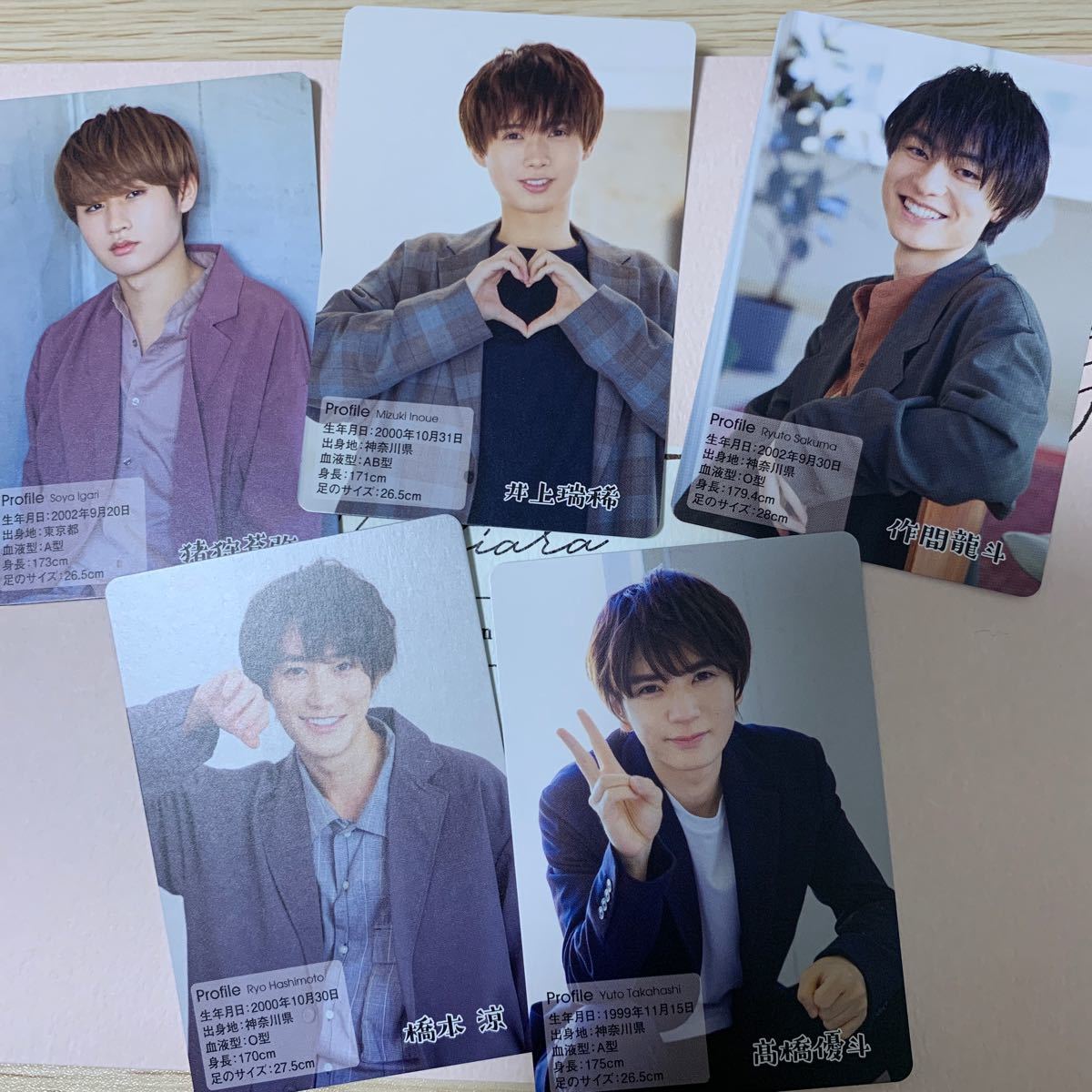 Paypayフリマ ジャニーズjr カレンダー プロフィールカード Hihi Jets Paypayフリマ ジャニーズjr カレンダー プロフィールカード Hihi Jets
