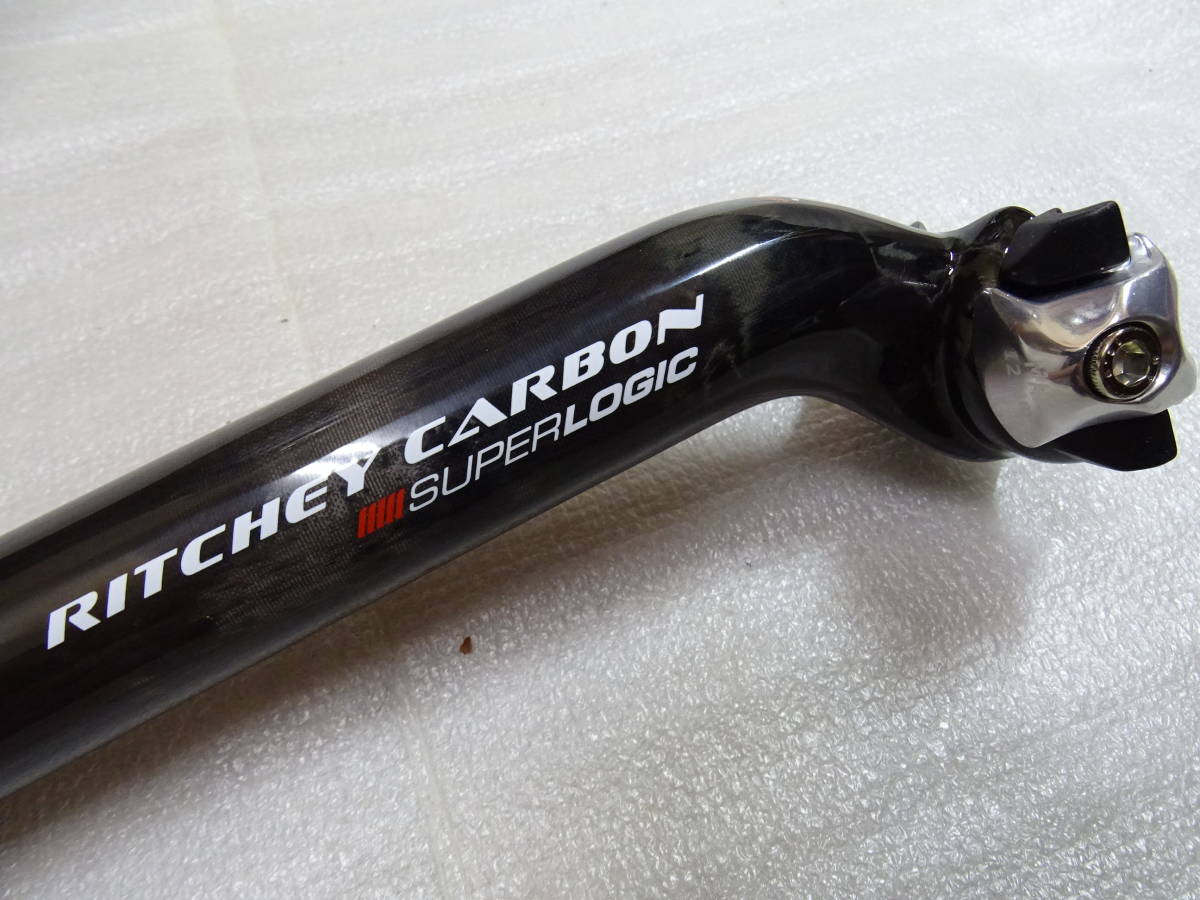 有名な高級ブランド 新品 RITCHEY リッチー CARBON SUPERLOGIC 31.6x350mm カーボン シートポスト 直径31.6mm