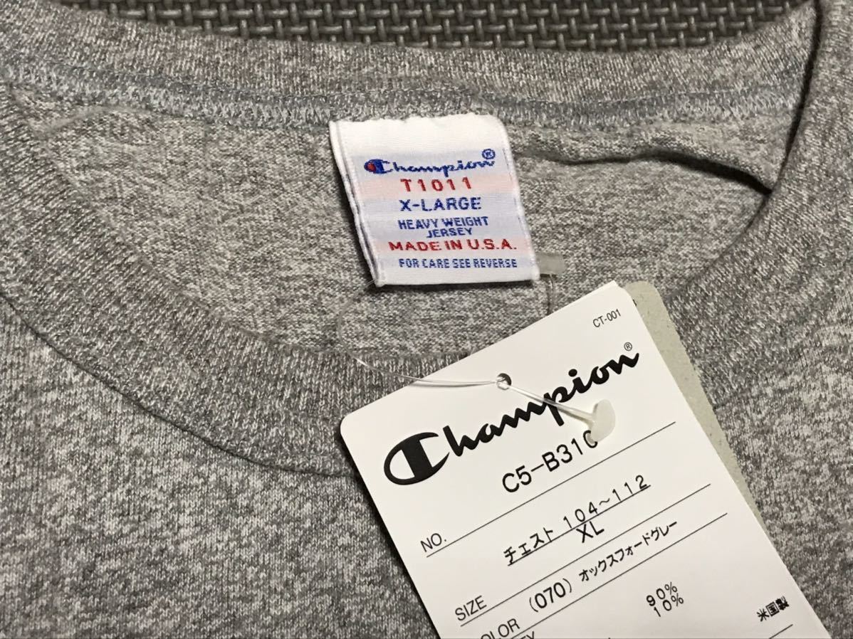 送料無料 BUDDY別注 Champion T1011 プリントTシャツ XL⑨ 新品未使用 チャンピオン MADE IN USA