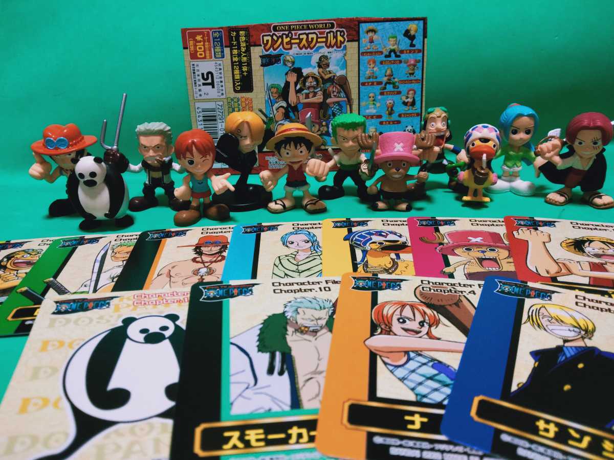 ヤフオク 希少品 02年発売 ワンピースワールド 全12種 ヤフオク 希少品 02年発売 ワンピースワールド 全12種