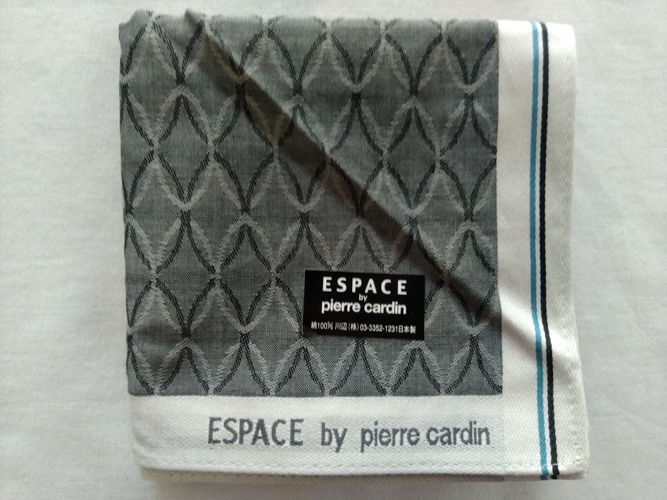 ESPACE by pierre cardin ピエール・カルダン ハンカチ グレー gyh-12897