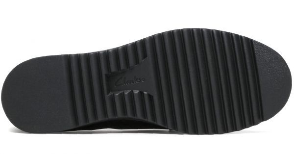 Clarks 27.5cm ペニーローファーバレエ フラット レザー 革 ブラック スエード オフィス フォーマル スニーカー ブーツ パンプス RR23_画像10