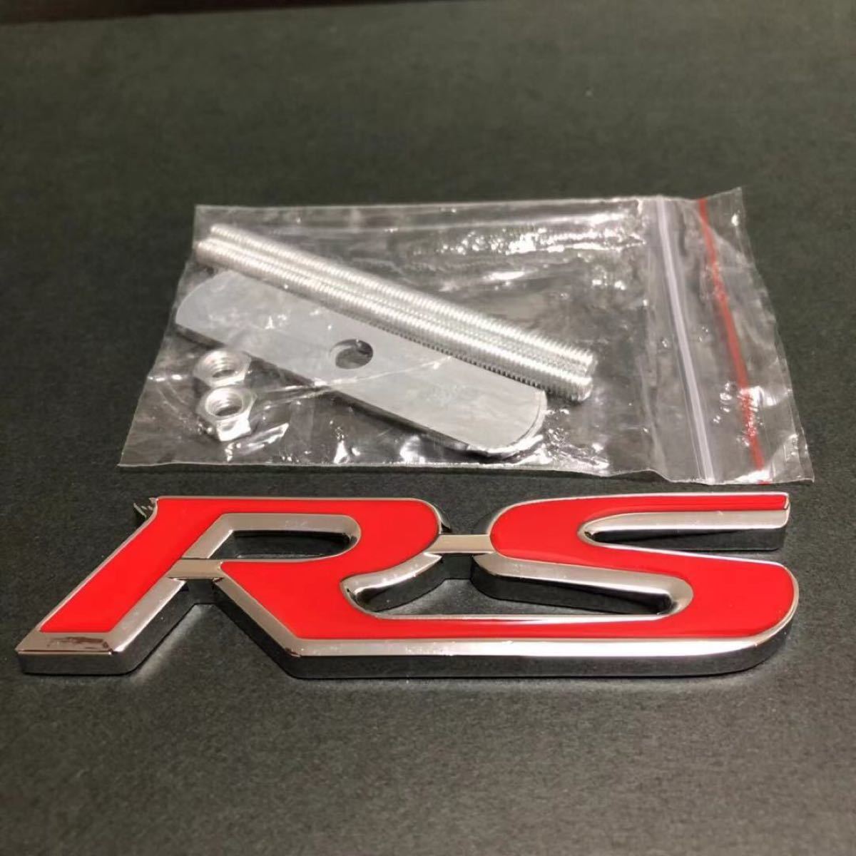 Paypayフリマ 車用 エンブレム 汎用 Rs 立体 グリルエンブレム スポーツ カスタム Paypayフリマ 車用 エンブレム 汎用 Rs 立体 グリルエンブレム スポーツ カスタム