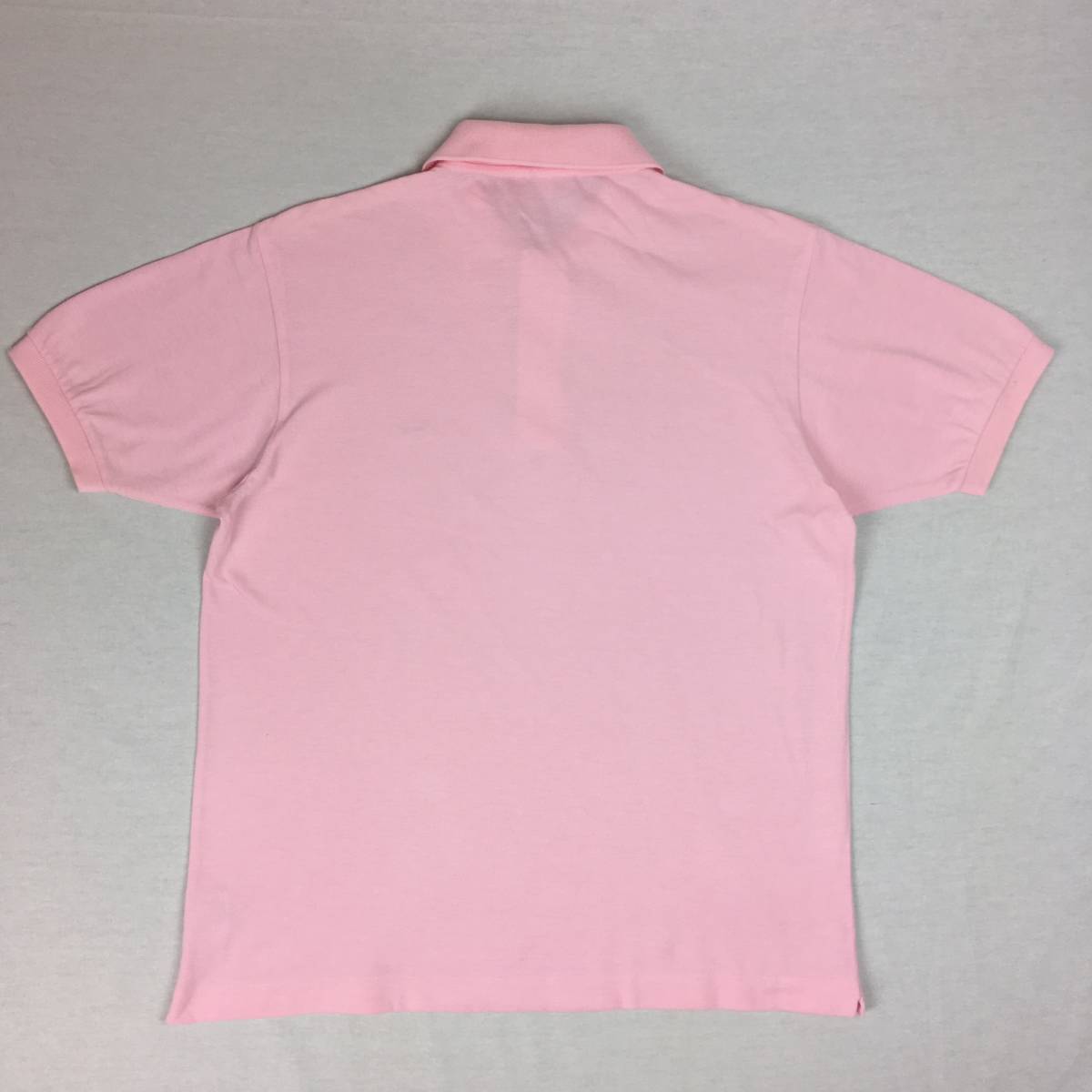 LACOSTE ラコステ ポロシャツ L1212 鹿の子 サイズ5 ピンク 半袖 シャツ_画像7