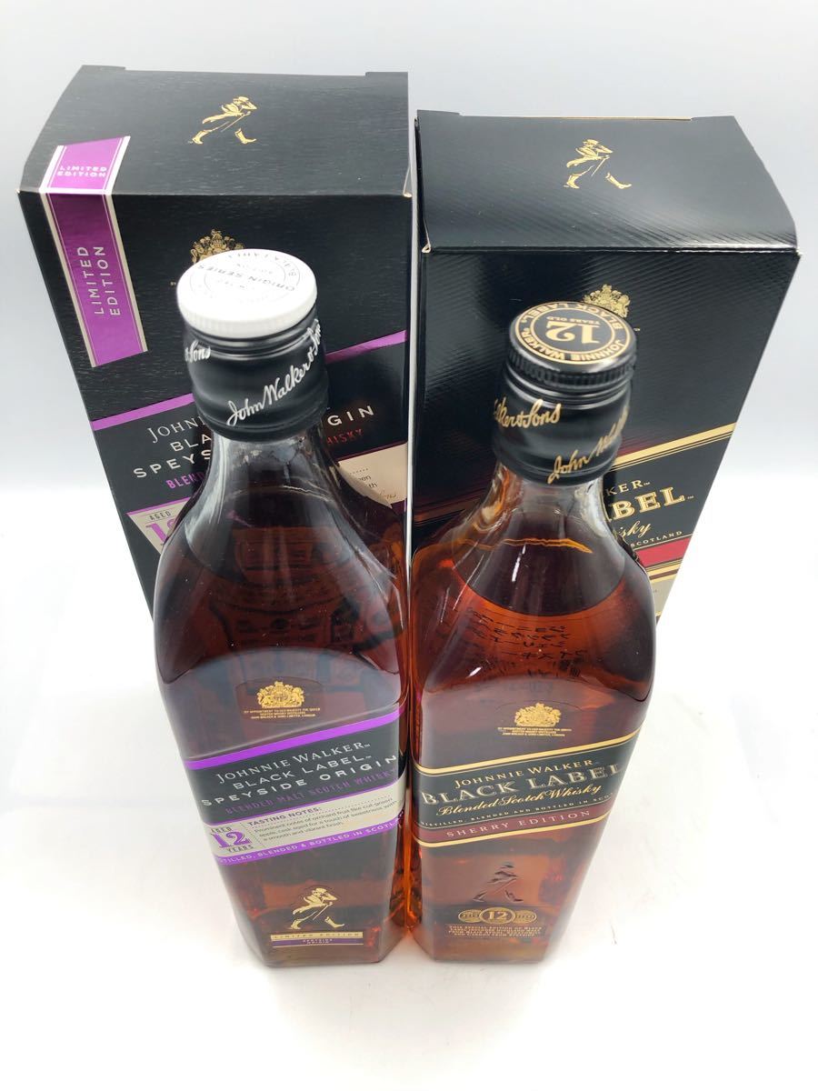【新品、本物、当店在庫だから安心】 2本セット ジョニーウォーカー スペイサイドオリジン 700ml - ウイスキー