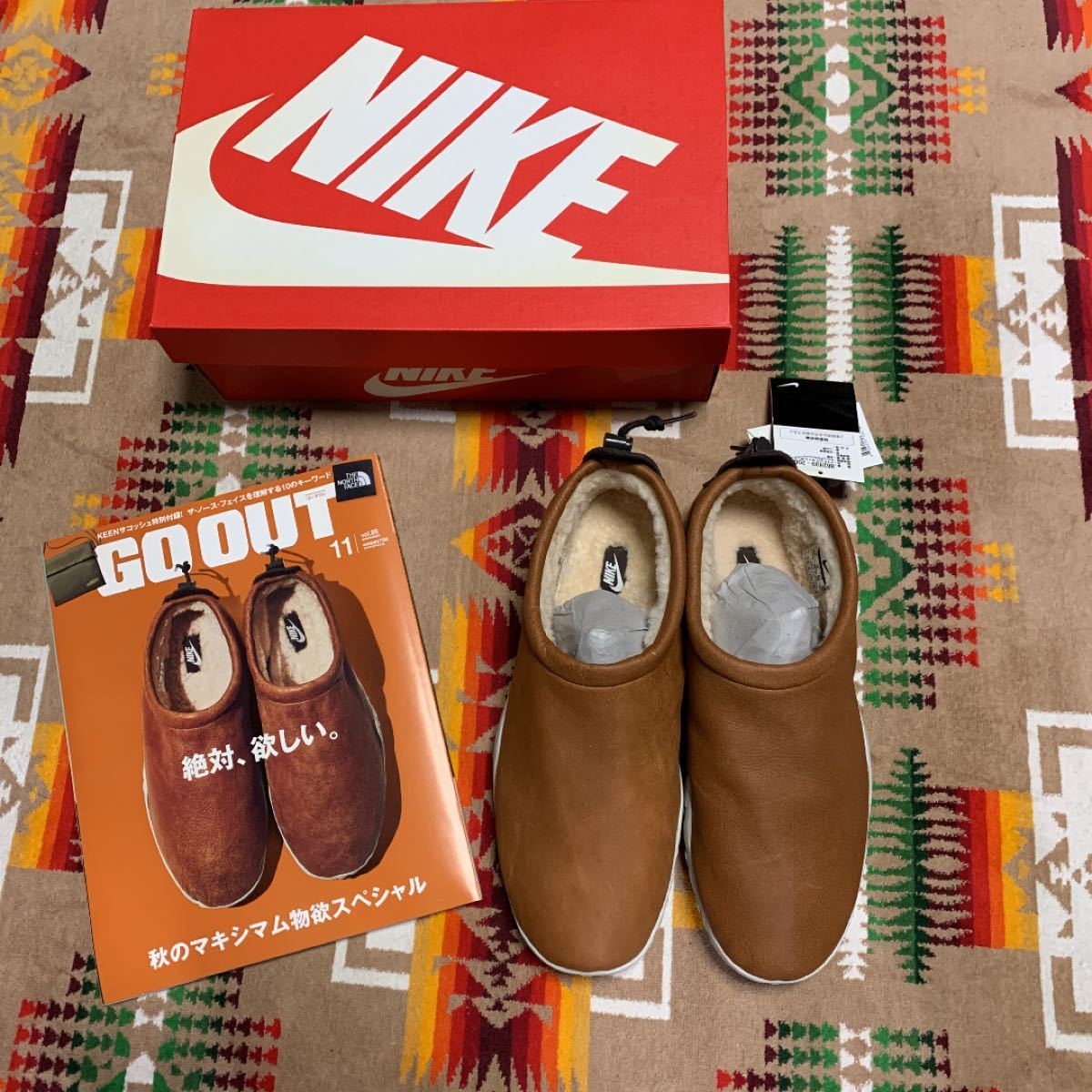 NIKE エアモックボマー 人気カラー ブラウン 内側ボアで極暖|Yahoo