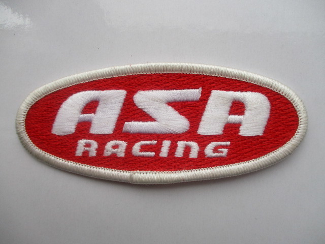 ASA レーシング ロゴ レーシング マシン チーム ワッペン/刺繍 ステッカー パッチ 自動車 カー用品 整備 フェラーリ F1 フォーミラ 15_画像3