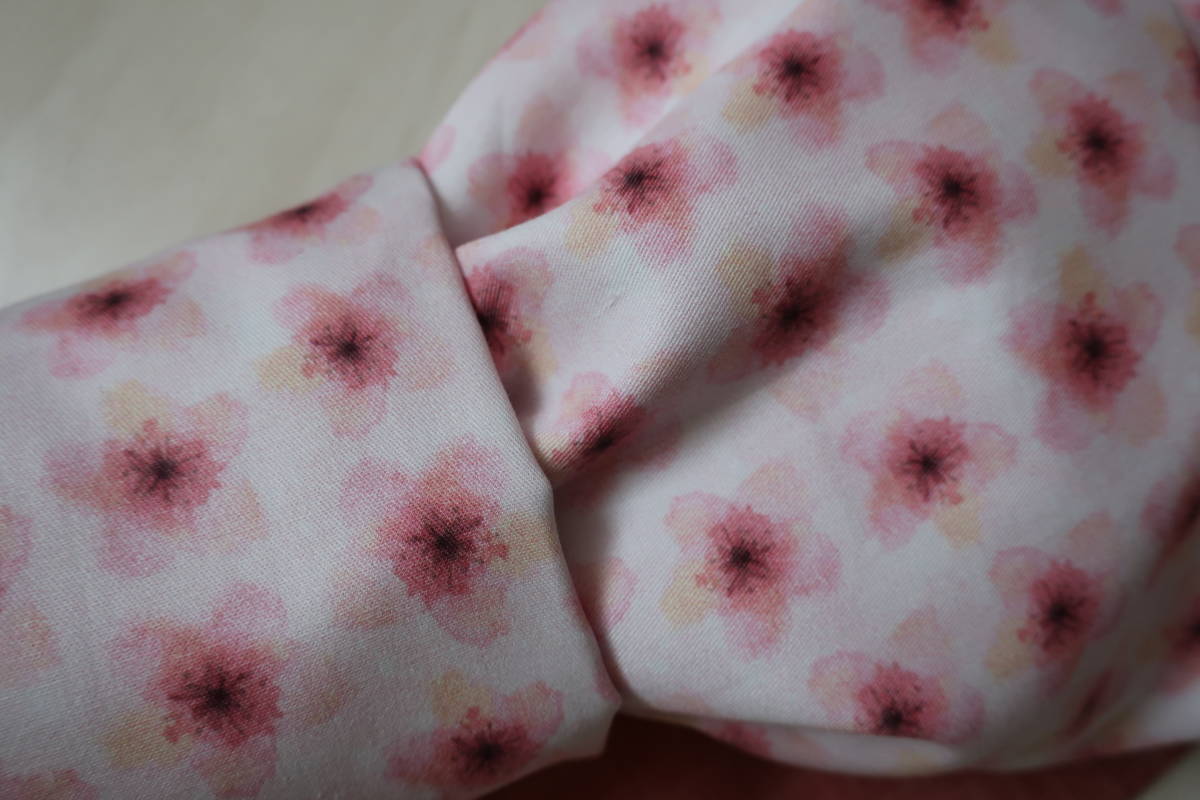 桜ぴんく　さくら　ピンク　リバーシブル　半幅帯　浴衣帯　着物帯　ハンドメイド　送料無料_画像6