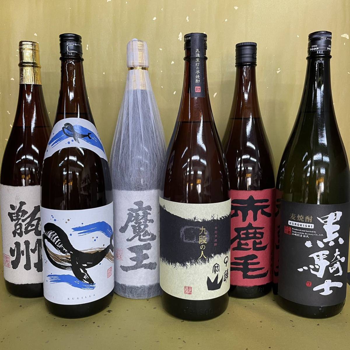 送料無料 破格 そしゅう くじら 魔王 九段の人 赤鹿毛 黒騎士 1800ml 6本_画像1