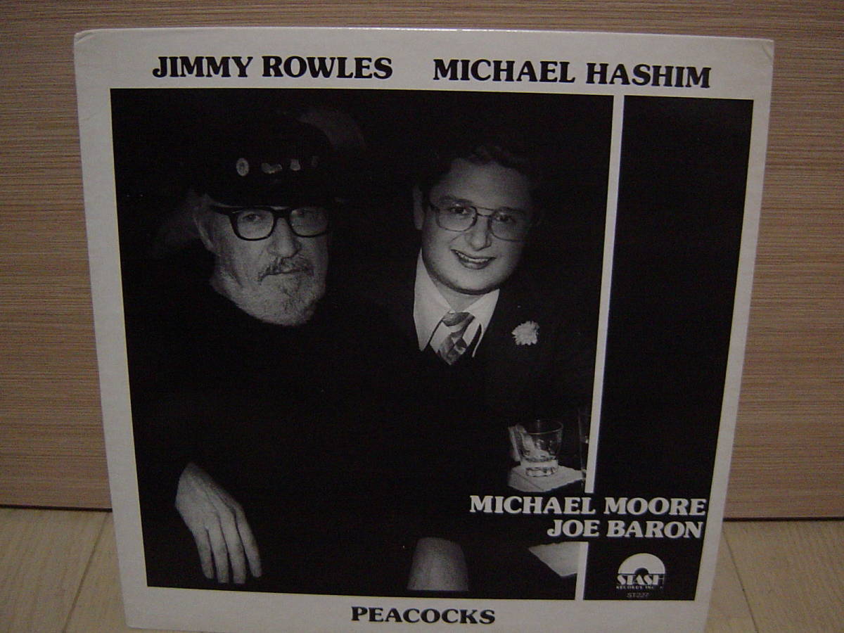 LP[JAZZ] ワンホーン JIMMY ROWLES & MICHAEL HASHIM PEACOCKS STASH 1983 ジミー・ロウルズ マイケル・ハシム_画像1