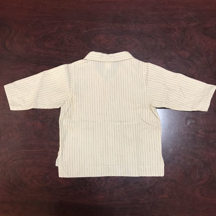baby GAP【ベビーギャップ】ストライプ シャツ ブラナンベア 薄手 ベビー服 (6-12ヶ月)_画像2