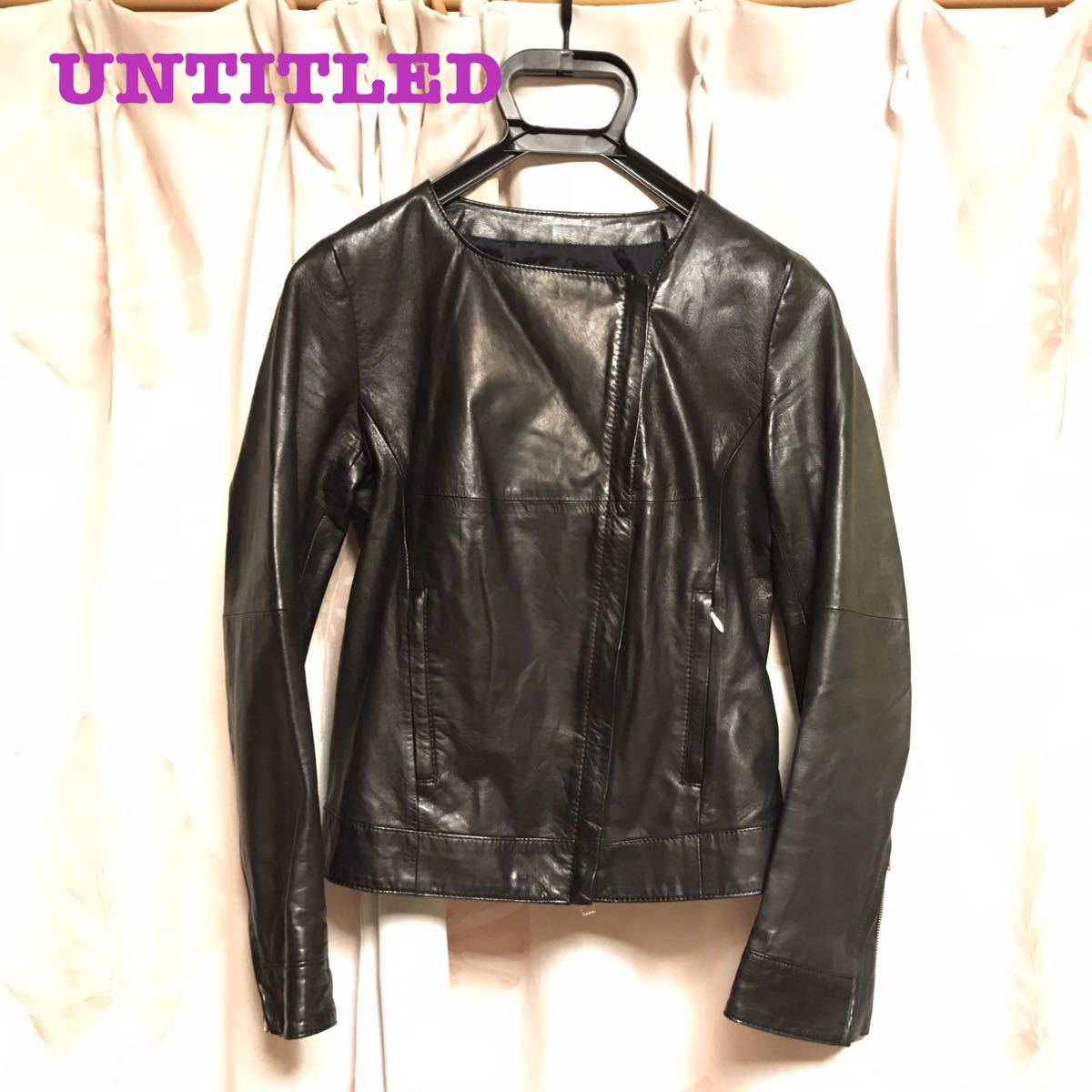UNTITLED ライダースジャケット
