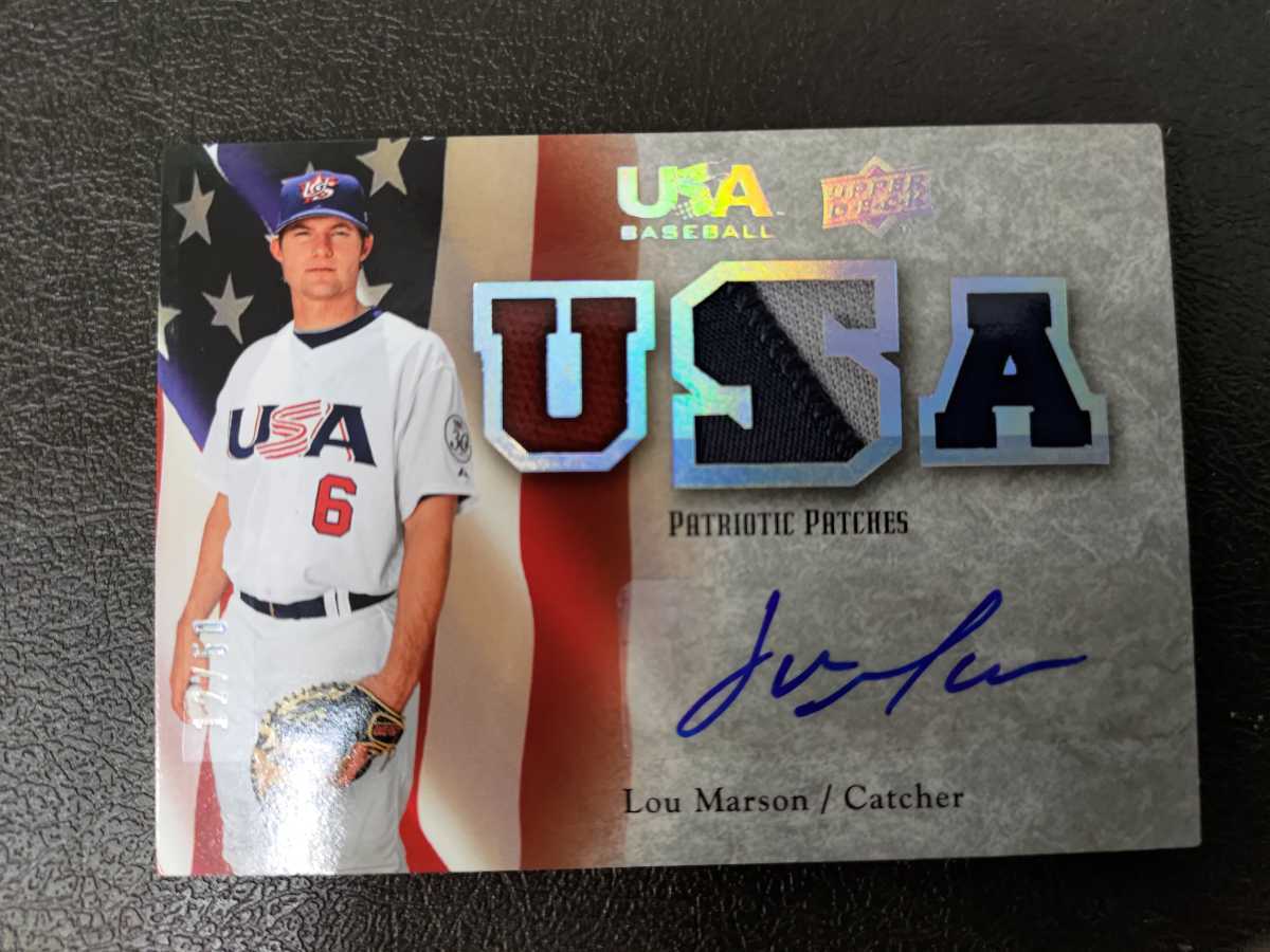 驚きの価格 ルーマーソン 北京オリンピック着用 USAパッチオートグラフカード 12/50 2002年~ 驚きの価格 ルーマーソン 北京オリンピック着用 USAパッチオートグラフカード 12/50 2002年~