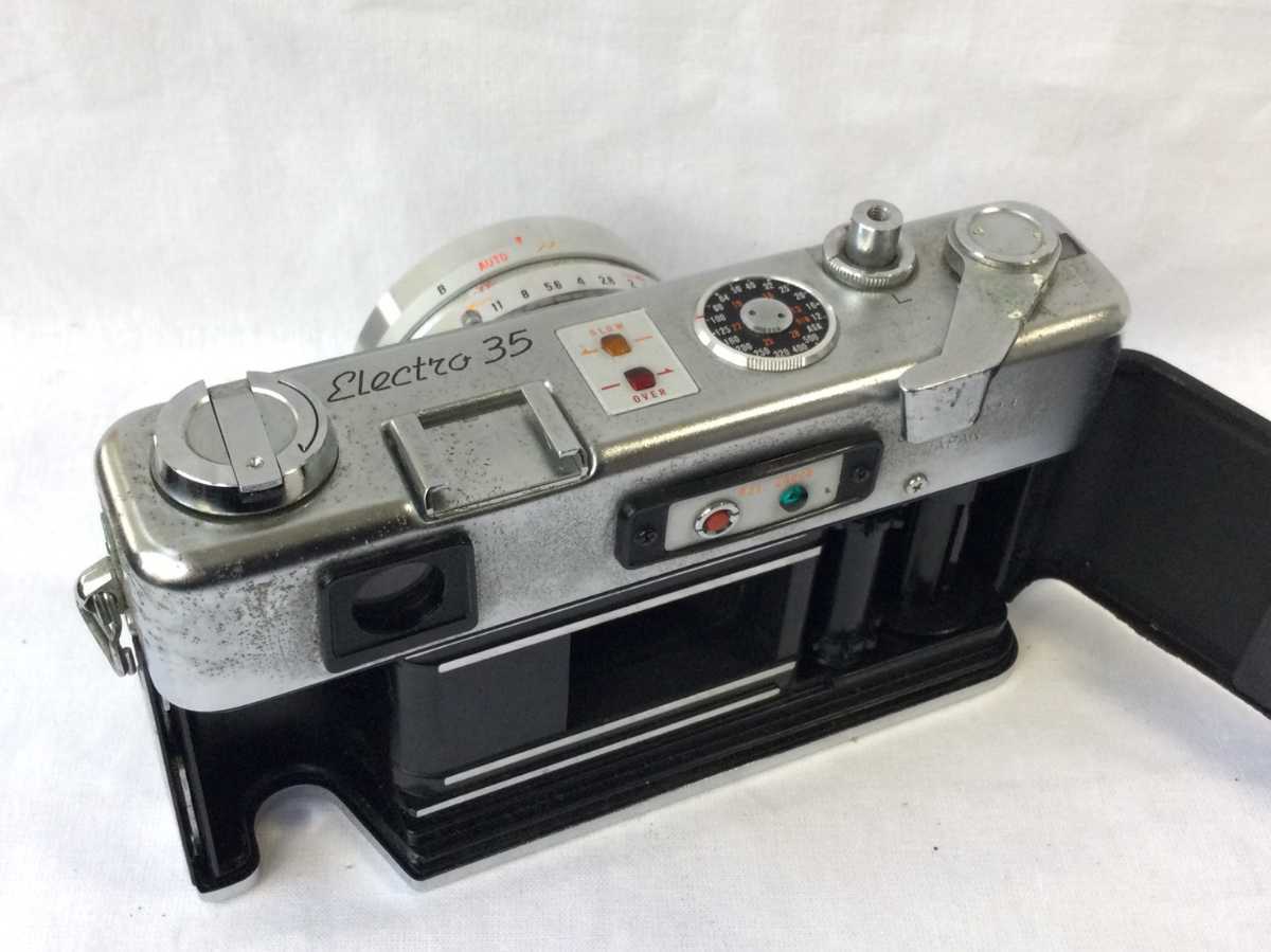 早い者勝ち■YASHICA フィルムカメラ ヤシカ ELECTRO35 レンズ YASHINON-DX45mm F1.7 エレクトロ レンジファインダー ※現状品_画像10