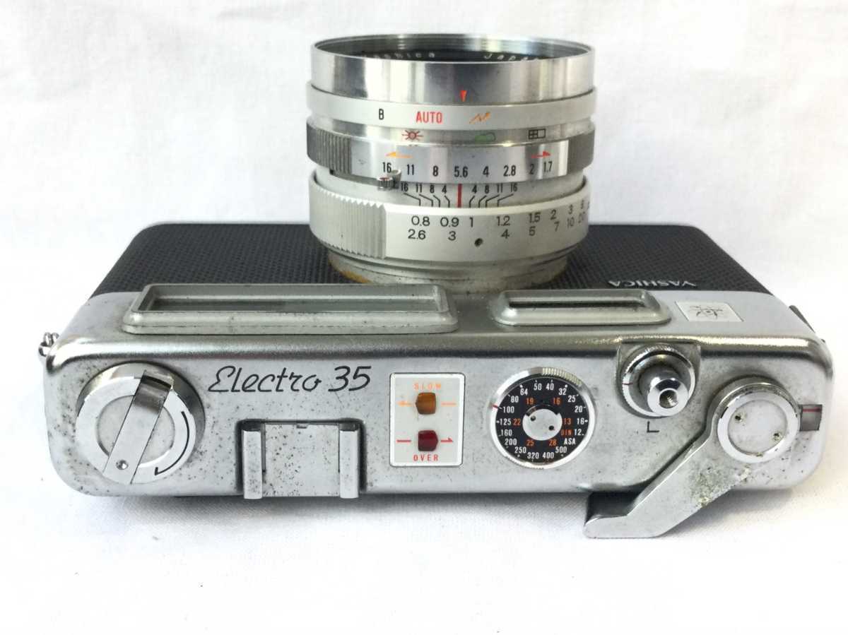 早い者勝ち■YASHICA フィルムカメラ ヤシカ ELECTRO35 レンズ YASHINON-DX45mm F1.7 エレクトロ レンジファインダー ※現状品_画像6