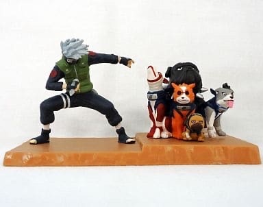 はたけカカシ 忍犬たち ナルト忍形集 口寄せの術セット Naruto ナルト Naruto 売買されたオークション情報 Yahooの商品情報をアーカイブ公開 オークファン Aucfan Com