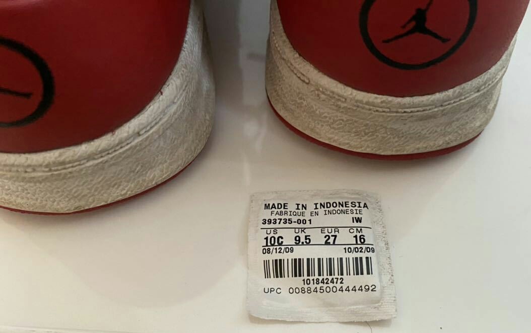 JORDAN ALPHA 1 (TD)つま黒アルファBRED赤シカゴブルズNIKE AIR