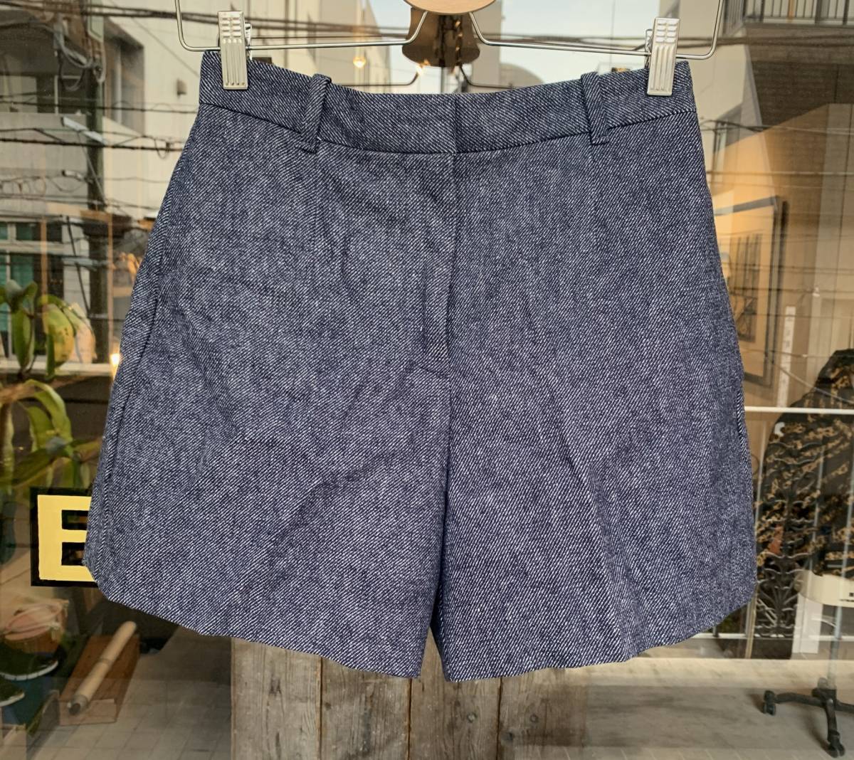 ★GAP★ギャップ★ショートパンツ★ネイビー★ウール★コットン★レディース★婦人★00★REGULAR★_画像1