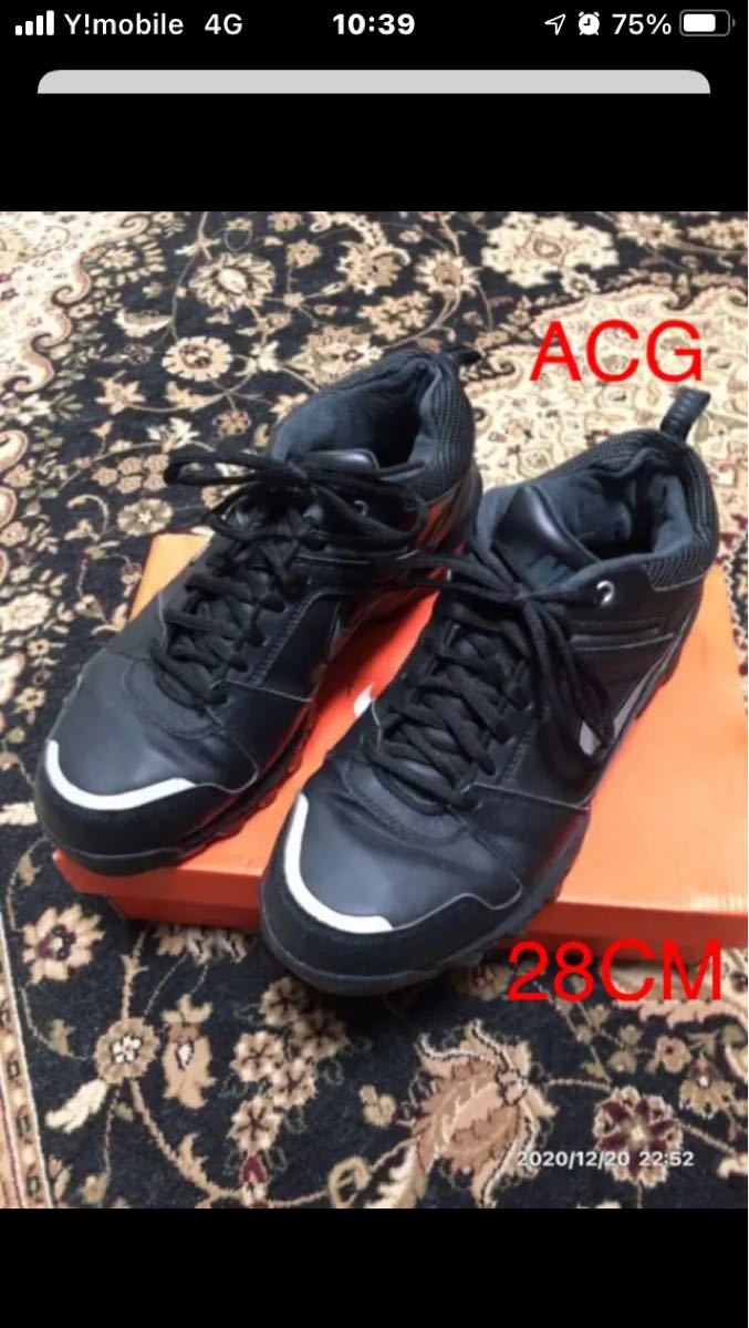 Paypayフリマ ナイキnike Acg All Trac スニーカー 黒 サイズ28 Paypayフリマ ナイキnike Acg All Trac スニーカー 黒 サイズ28