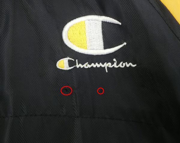 ●Champion*ジャンパー*サイズ130*裏フリース*キッズ*ブラック*チャンピオン*アウター*ブルゾン*イエロー*スポーツ　＃3752_画像10