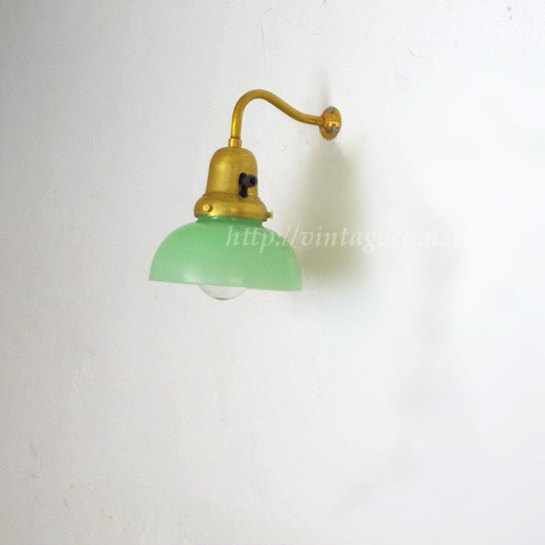  green glass shade + bracket light wall light wall attaching lighting equipment ..*. under * lavatory * living room * entranceway lighting E26 C210308