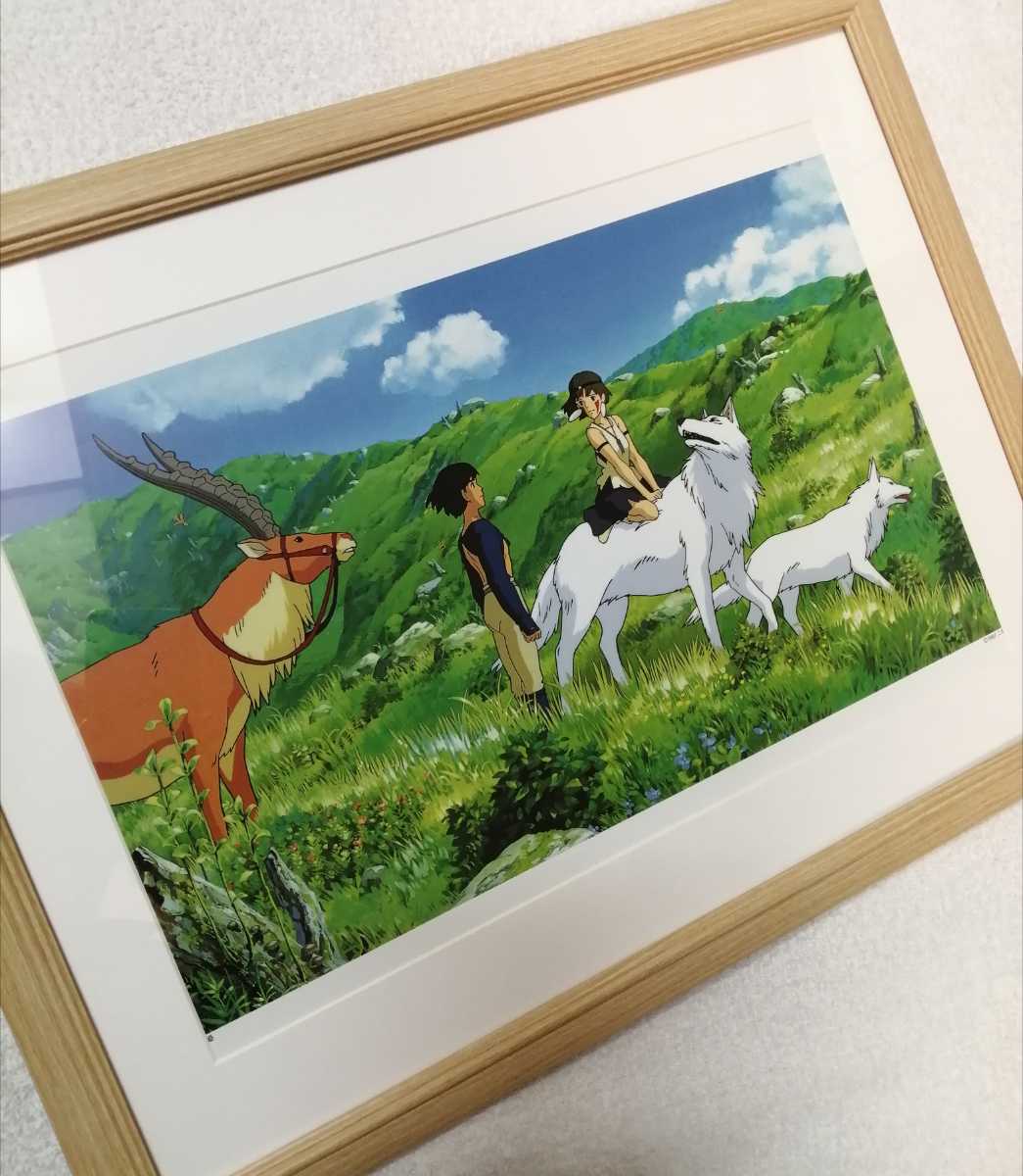 Bibian 比比昂 - 超レア! スタジオジブリ もののけ姫【額装品 Bibian 比比昂 - 超レア! スタジオジブリ もののけ姫【額装品