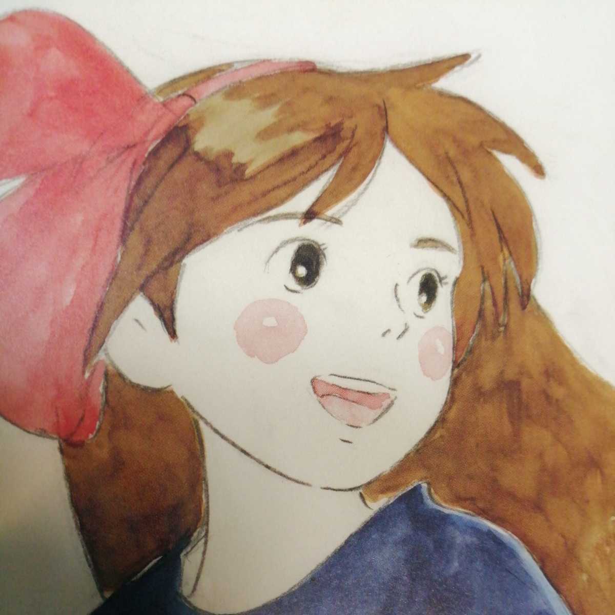  Studio Ghibli. Majo no Takkyubin. близко глициния ... образ панель. скетч. расположение. альбом с иллюстрациями. порез .. акварельная живопись. осмотр ) открытка. постер. исходная картина. Miyazaki .d