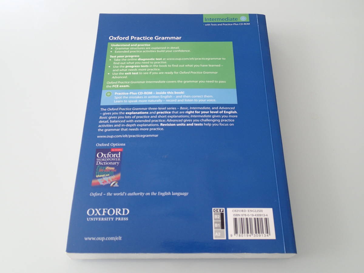 【OXFORD Practice Grammar with answers CD-ROM付 Intermediate 英文法 CEF B1-B2】_画像2