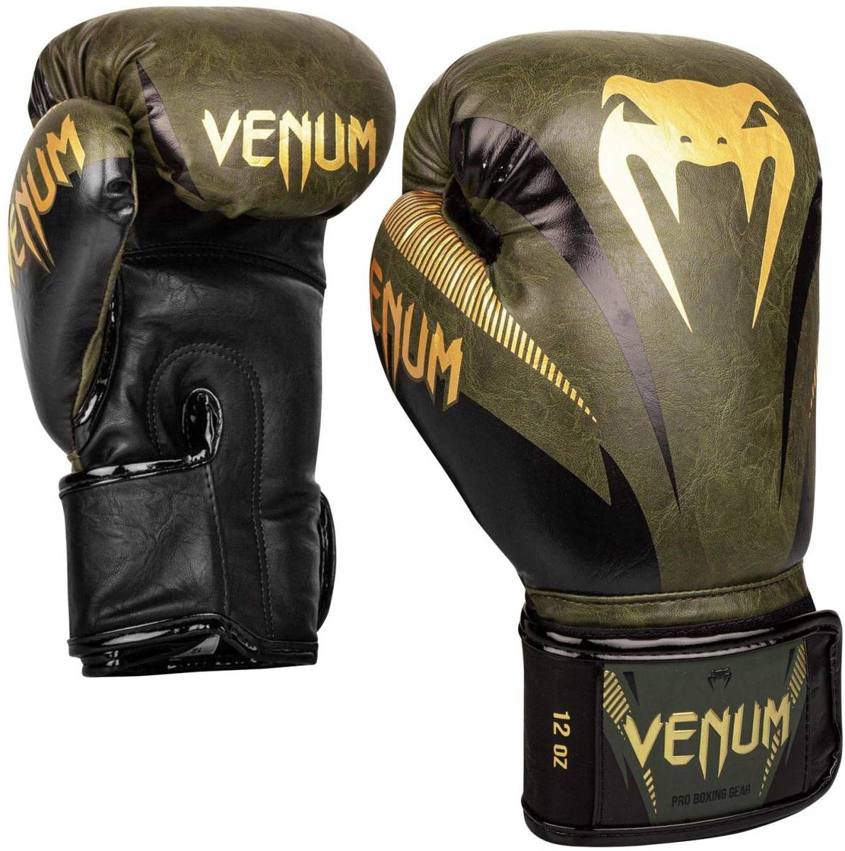 品質は非常に良い  VENUM ヴェナム Venum インパクト ボクシンググローブ Impact Boxing Gloves Khaki Gold 8oz グローブ