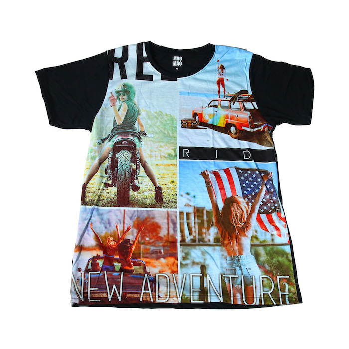 セクシーガール ビキニ バイク ドライブ アメリカ 金髪 ストリート系 デザインTシャツ おもしろTシャツ メンズTシャツ 半袖 ★E380L_画像1