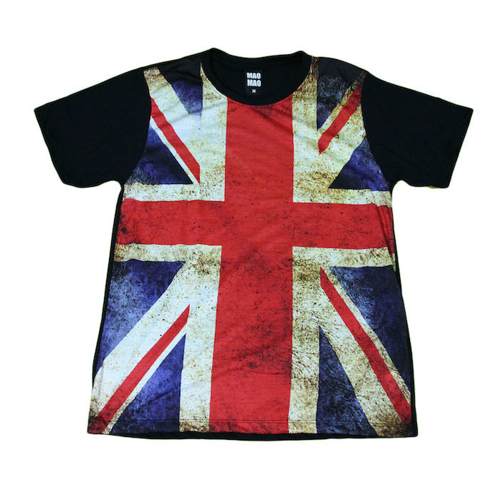 イギリス 国旗 ユニオンジャック 音楽 EU脱退 ユーロ ストリート系 デザインTシャツ おもしろTシャツ メンズTシャツ 半袖 ★E612XL_画像1