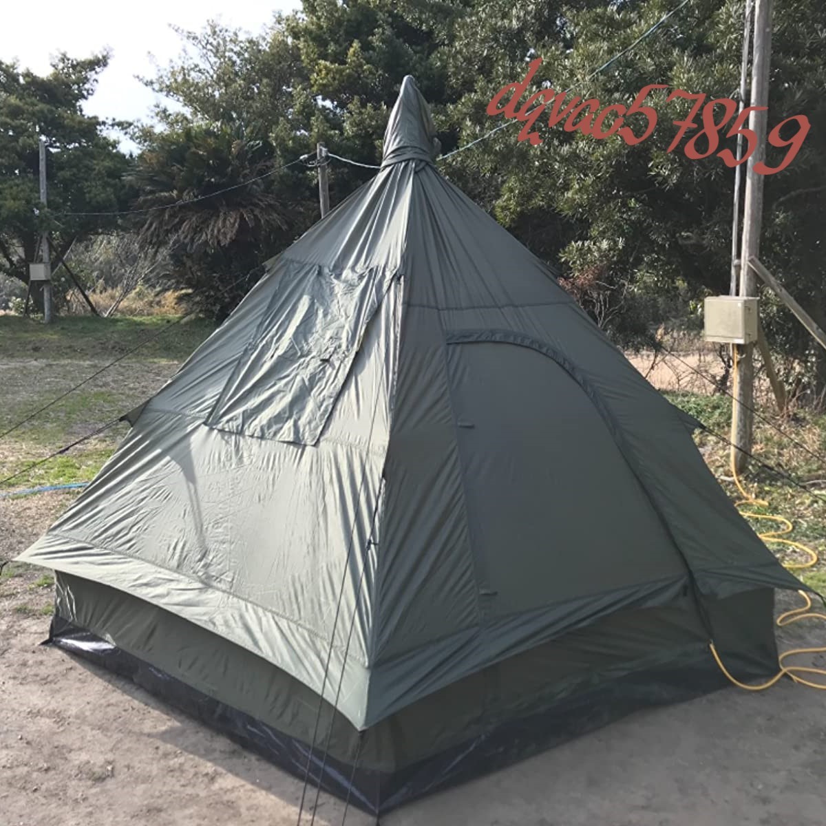 適当な価格 テント ミリタリー ティピーテント 4人用 軍風 テント 3人用 2人用 1人用 ソロ キャンプ ツーリング
