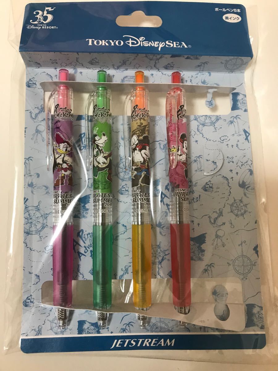 Paypayフリマ 東京ディズニーシー パイレーツサマー18 ジェットストリーム ボールペン 4本 Paypayフリマ 東京ディズニーシー パイレーツサマー18 ジェットストリーム ボールペン 4本