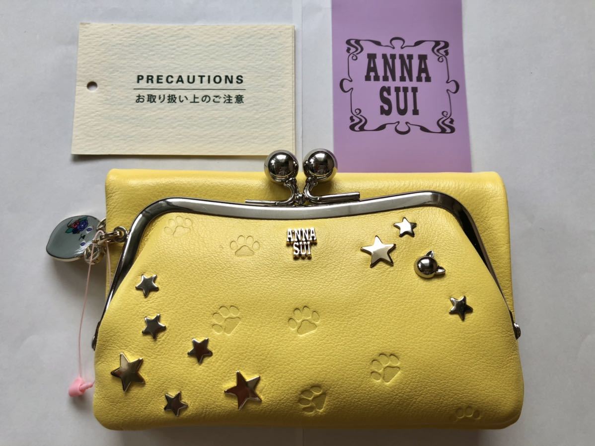 お得HOT ANNA SUI - 新品箱付□アナスイ□TITI＆PIPI 牛革長財布 ピピ