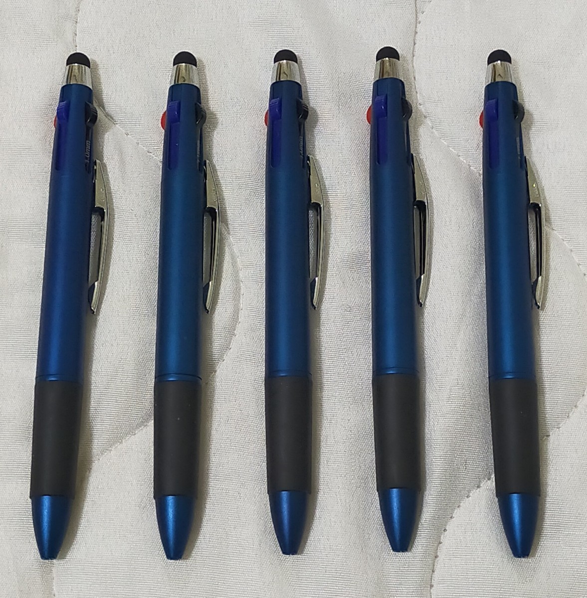 新品 ボールペン 5本組 企業サンプル品 3色 赤 青 黒