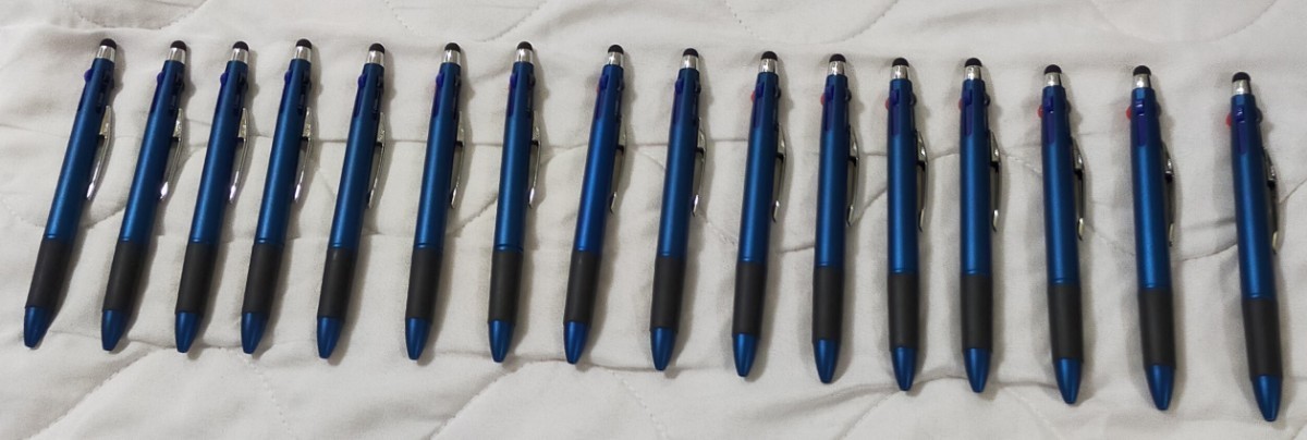 新品 ボールペン 16本組 企業サンプル品 3色 赤 青 黒