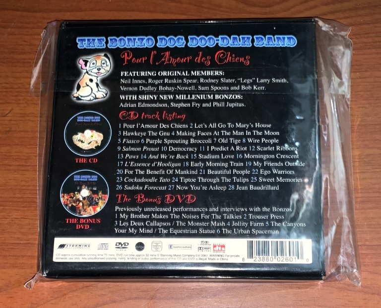 The Bonzo Dog Doo-Dah Band Pour L'Amour Des Chiens CD + DVD_画像2