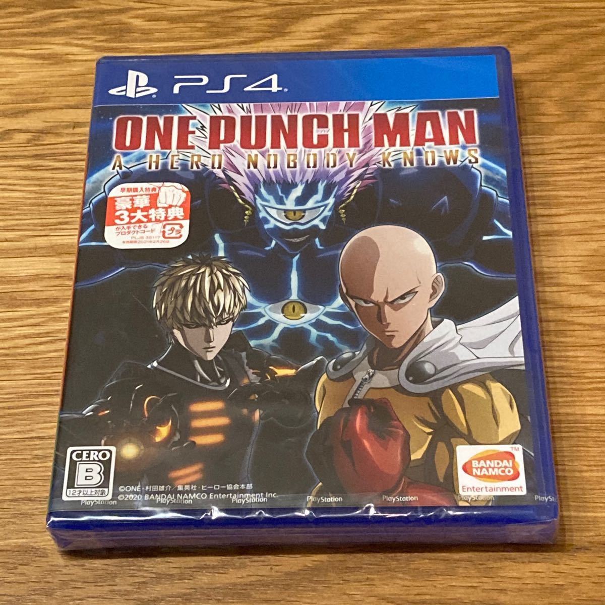 【未開封】 ONE PUNCH MAN A HERO NOBODY KNOWS PS4