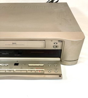 【純正リモコン付き】Mitsubishi 最高級 三菱 HV-V929MN S-VHS ビデオ デッキ　ジャンク品_画像4