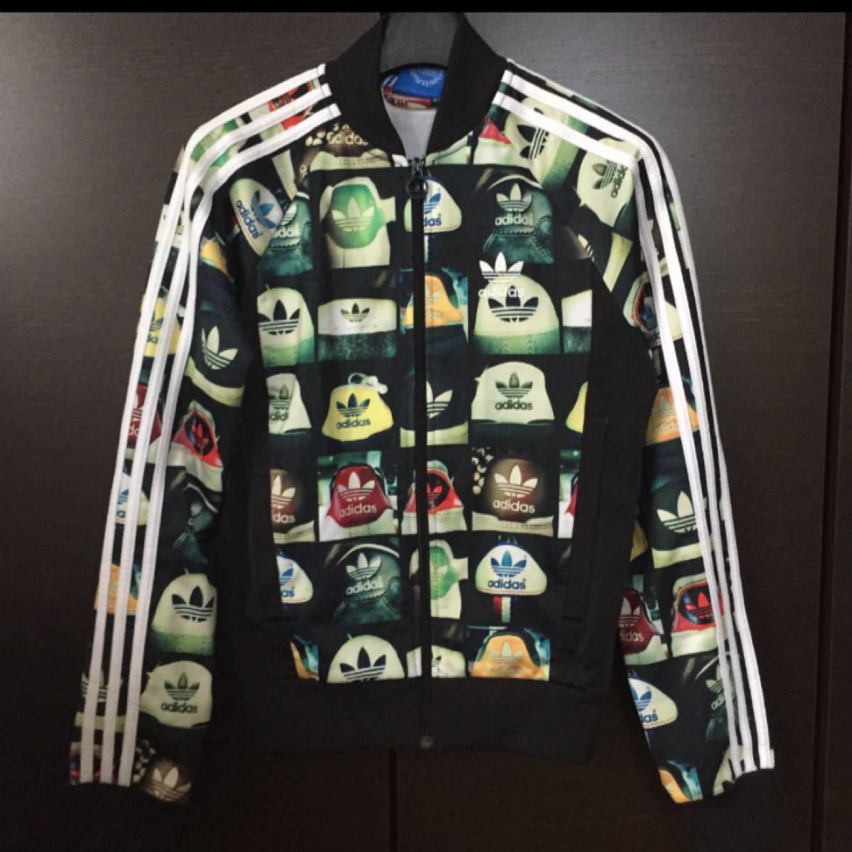 Paypayフリマ Adidas Originals トラックトップ ヒールタブ 総柄 ジャージ Paypayフリマ Adidas Originals トラックトップ ヒールタブ 総柄 ジャージ