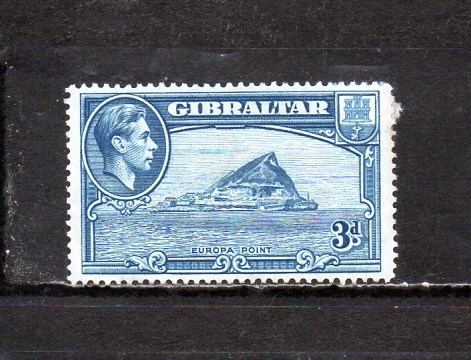 20E200jiblarutaru1938 year normal country . George 6..jiblarutaru sea .. rock wall west scenery 3d bright blue eyes strike 14 unused OH